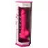Silexd 7 - dildo z modoma s priseskom - 17,5 cm (roza)