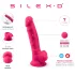 Silexd 7 - dildo z modoma s priseskom - 17,5 cm (roza)