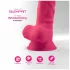 Silexd 7 - dildo z modoma s priseskom - 17,5 cm (roza)
