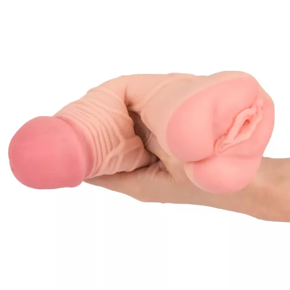 Nature Skin - masturbator in penis podaljšek - realističen - bež