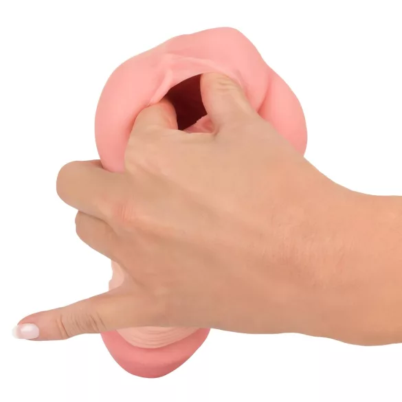 Nature Skin - masturbator in penis podaljšek - realističen - bež