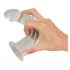 Crystal Clear - set analnih dildojev - glavica - 3 deli - prozoren