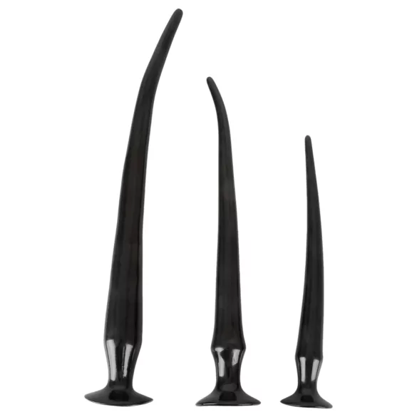 You2Toys - analni čep set - ekstra dolg - 3 deli - črna