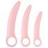 SMILE - Vaginalni trenažerji - set dildojev - roza (3-delni)
