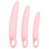 SMILE - Vaginalni trenažerji - set dildojev - roza (3-delni)