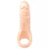 Realistixxx - realistični dildo s penisnim obročkom - naravna barva