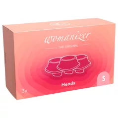   Womanizer Premium Eco - nadomestni nastavki za stimulacijo - roza - 3 kosi