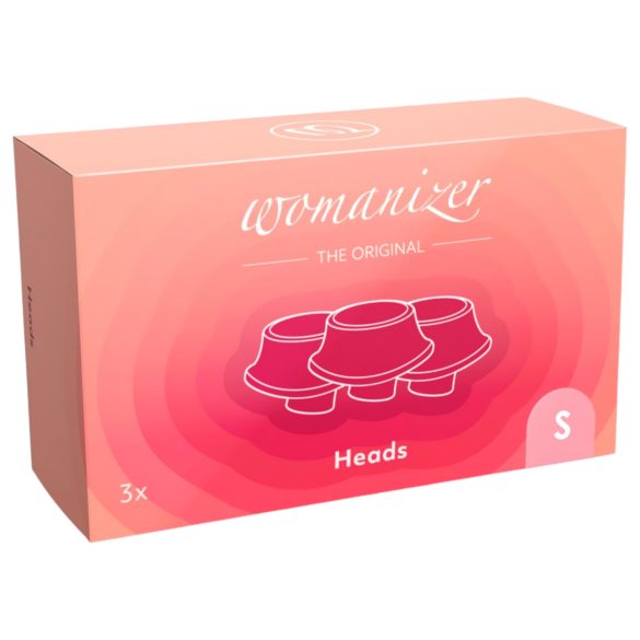 Womanizer Premium Eco - nadomestni nastavki za stimulacijo - roza - 3 kosi - L