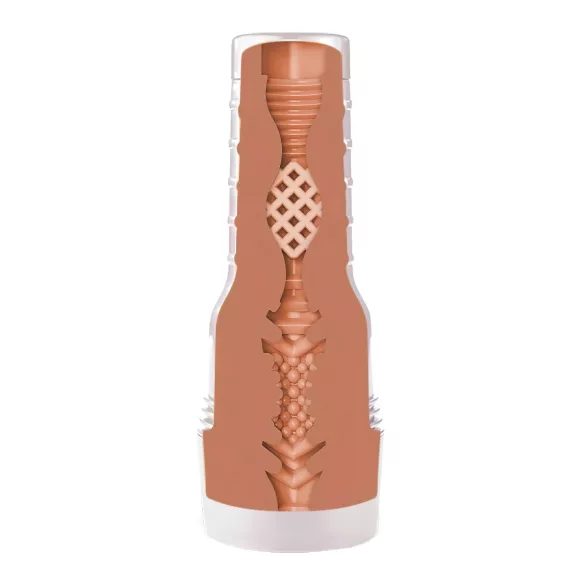 Fleshlight Autumn Falls Cream - masturbator vagina - realistična - kožna barva