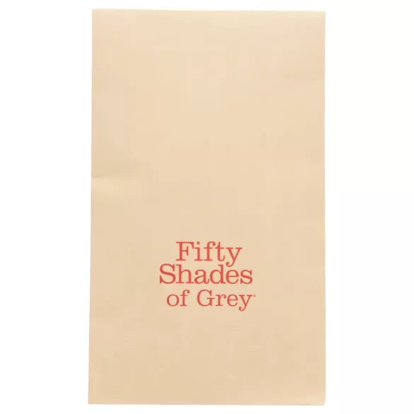 Fifty Shades of Grey - ovratnica in sponke za bradavičke - črno-rdeča