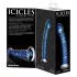Icicles No. 29 - stekleni dildo za penis - spiralna oblika - modra