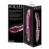 Icicles No. 57 - stekleni dvostranski dildo s penisom - roza
