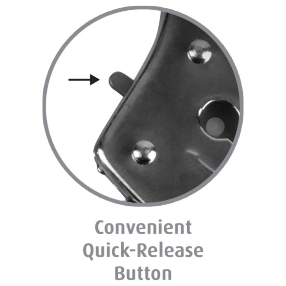 Fetish Fantasy - kovinske lisice - srebrna barva