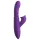Fantasy For Her - 3-v-1 potiskani vibrator z grelno funkcijo (vijoličen)