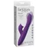 Fantasy For Her - 3-v-1 potiskani vibrator z grelno funkcijo (vijoličen)