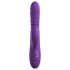 Fantazija Zanjo – 3v1 potisni vibrator s funkcijo ogrevanja (vijoličen)