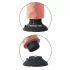 King Cock - vibrator s priseskom, upogljiv, 26 cm - naravna barva