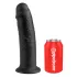 King Cock - dildo z vakuumsko pritiskačo - 25 cm - črna