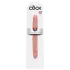 King Cock 12 Slim - realistični dvojni dildo (31 cm, naraven)