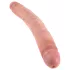 King Cock 12 Slim - realistični dvojni dildo (31 cm, naraven)