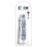 King Cock Clear 8 - Velik Dildo z Vakumsko Prijemalko (20 cm)