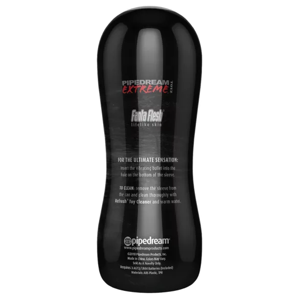 PDX Pussy - masturbator z vibracijo - realistična vagina - naravna barva