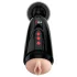 PDX Elite - masturbator umetna vagina z vibracijami - črna