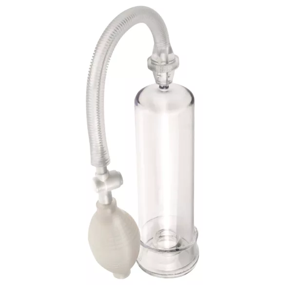Pipedream - Pump Worx Beginner's - prozorna črpalka za penis (19 cm)