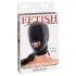 Fetish Fantasy - fetiš maska z odprtino za usta - črna