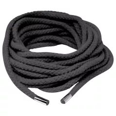 Fetish Silk Rope - bondage vrv - 10 m - črna
