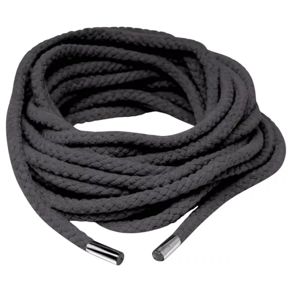 Fetish Silk Rope - svilnata shibari bondage vrv (10 m, črna)
