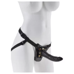   Fetish Fantasy - nastavljiv pas za pripenjanje strap-on - črna