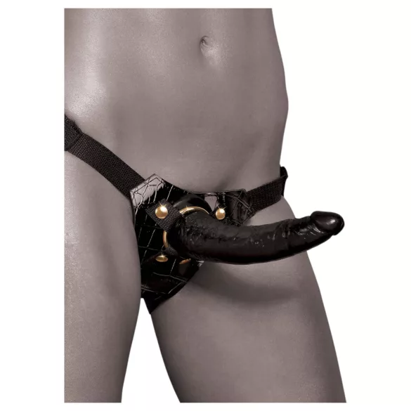 Fetish Fantasy - nastavljiv pas za pripenjanje strap-on - črna