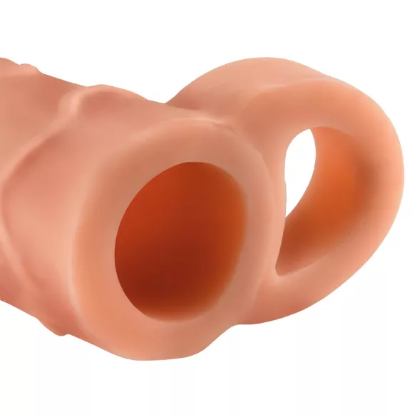 Pipedream X-TENSION Perfect 2 - erekcijski obroček za penis (19 cm, naraven)