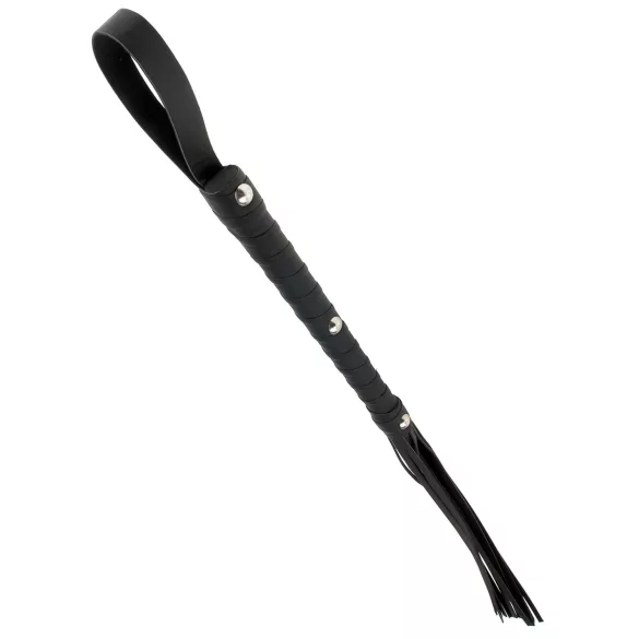 Fetish Fantasy Deluxe Cat-O-Nine - bič z devetimi trakovi - črn - 65 cm
