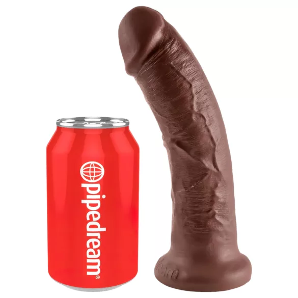King Cock - dildo realistični - 20 cm - rjav