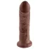 King Cock - dildo realistični - 20 cm - rjav