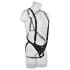 King Cock - strap-on dildo - votlo, nastavljivo, 25 cm