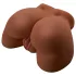 Pipedream Junk in Tha Trunk - vibracijski ženski torzo masturbator (temna naravna barva)