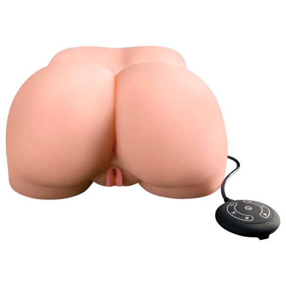 PDX Elite Milk Me Silly - vibracijski torzo masturbator (naravna)