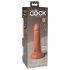 King Cock Elite - dildo z vakumskim podstavkom - realističen - 15 cm - temen