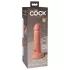 King Cock Elite - realistični vibrator 15 cm - temna koža