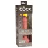 King Cock Elite - realistični vibrator 15 cm - temna koža