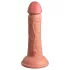 King Cock Elite - realistični vibrator 15 cm - temna koža
