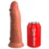 King Cock Elite 8 - realistični vibrator 20 cm - temna koža