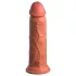 King Cock Elite 8 - realistični vibrator 20 cm - temna koža