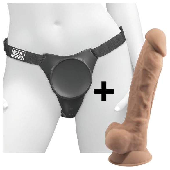 Body Dock G-točka Pro in Silexd 7 pripenjalni dildo