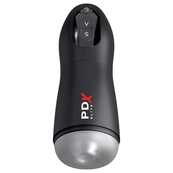 PDX - avtomatski masturbator na baterijo - črna