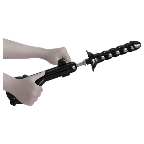 Fetish Body Dock Pro - seks stroj - črna