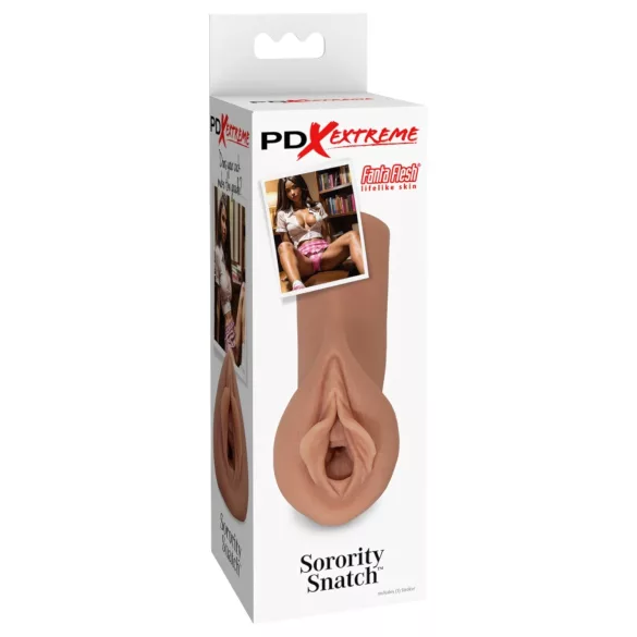 Pipedream Sorority Snatch - masturbator vagina - realistična koža - natur